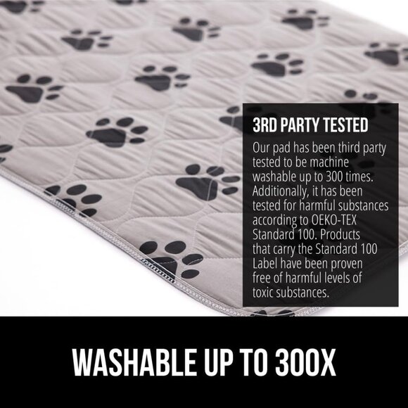 Washable Puppy Pads, 40x26, Slip Resistant Dog Crate Mat, Waterproof Cloth Pee P - Picture 5 of 9